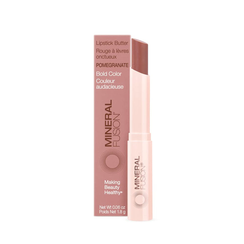 Mineral Fusion Natural Brands - Lipstick Butter Pomegranate (1.8g)