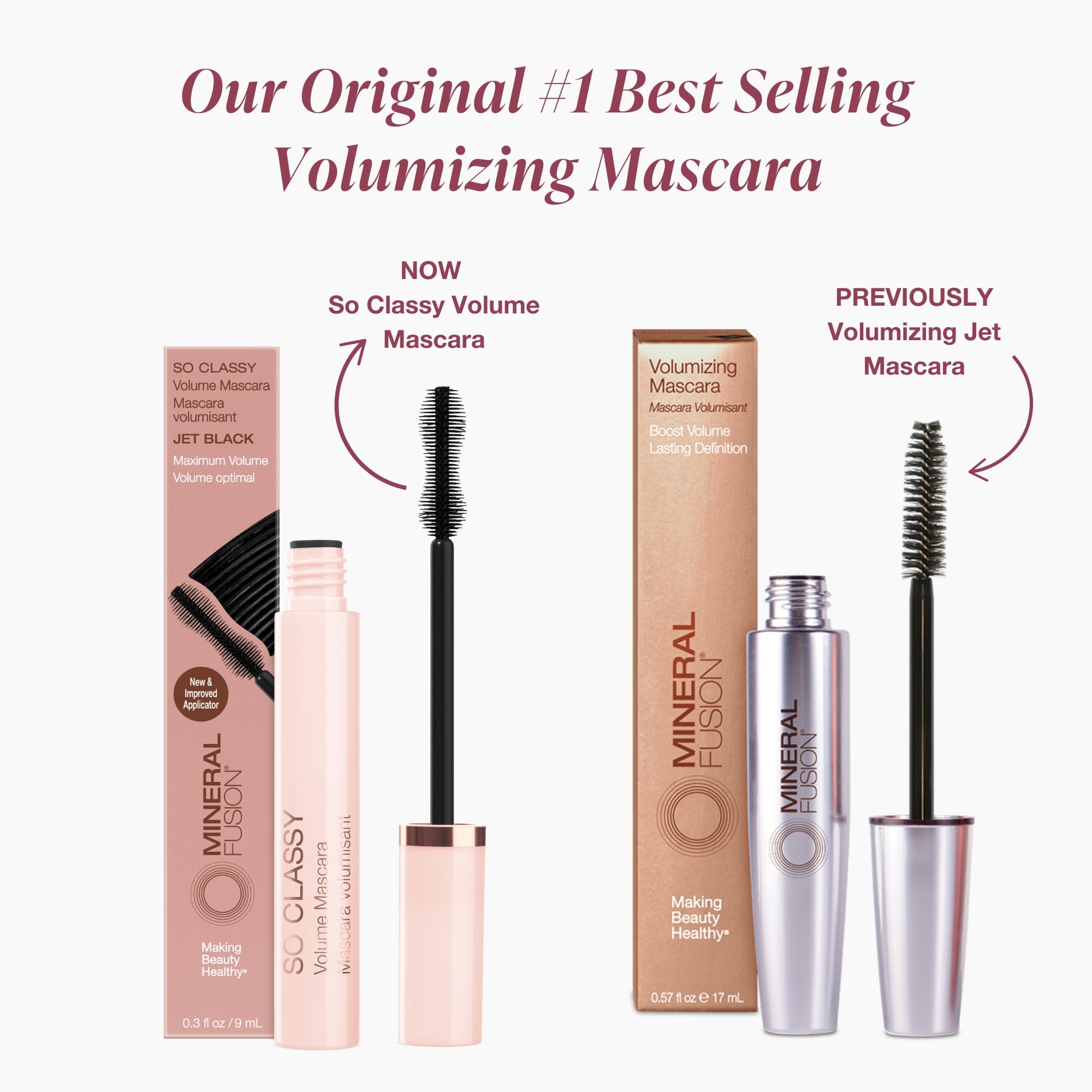 Mineral Fusion Natural Brands - So Classy Volume Mascara Blk (9ml)