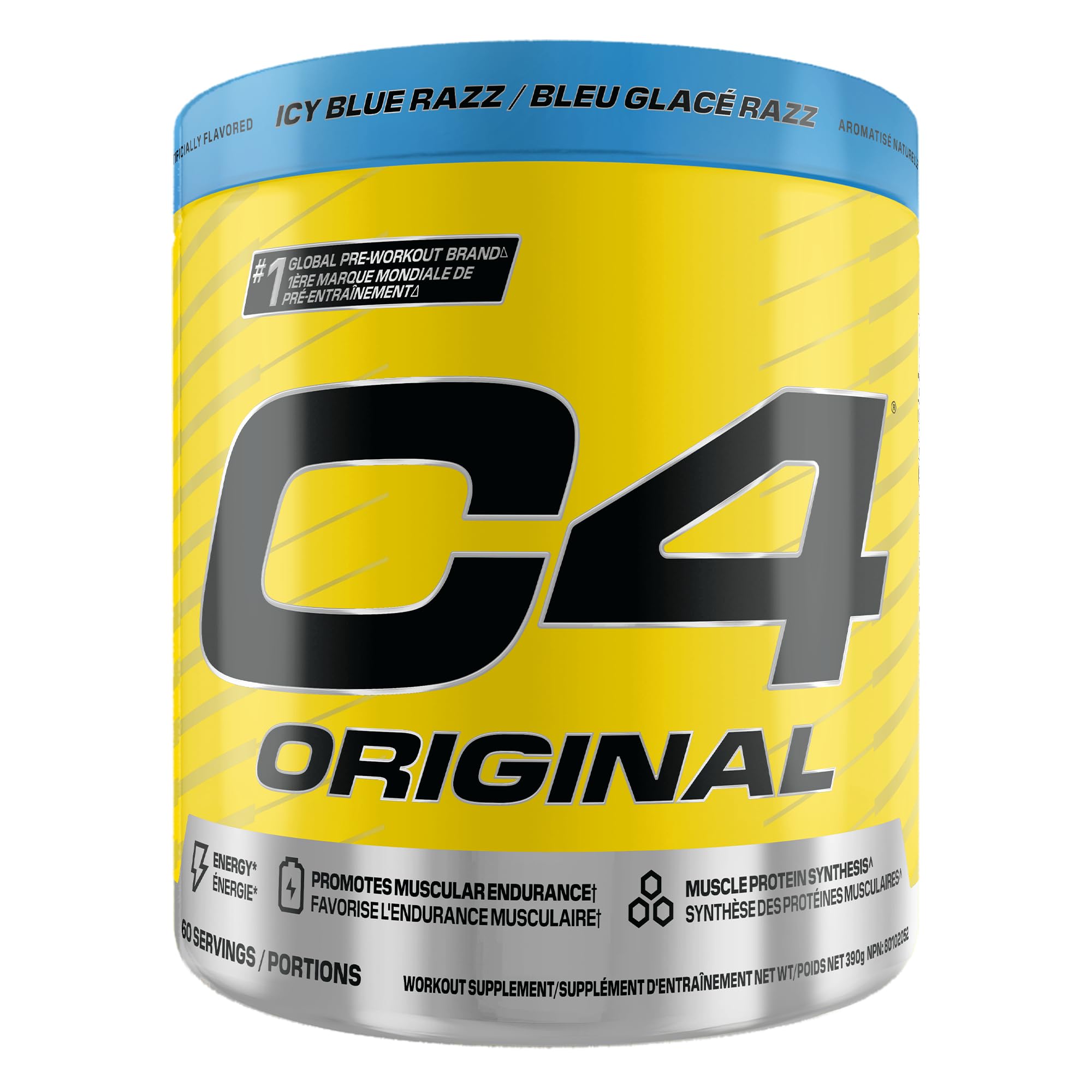 C4 - Original Icy Blue Razz 60s (390g)