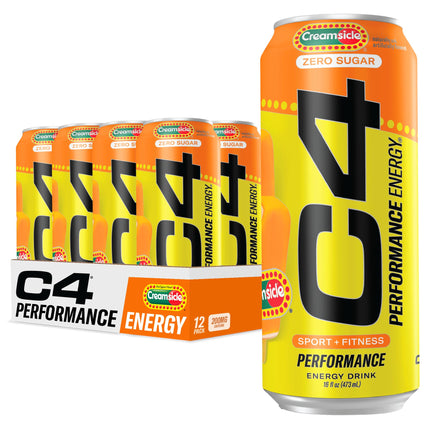 C4 - Performance Energy Creamsicle - 12 x 473ml
