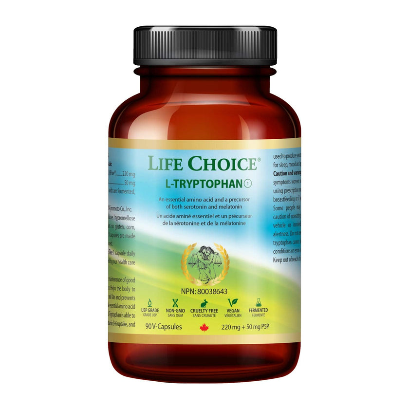 Life Choice - L-Tryptophan 220+50mg B-6 (60vcap)