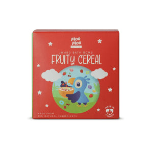 Moo Moo Bath - Jumbo Bath Bomb Fruity Cereal (250g)