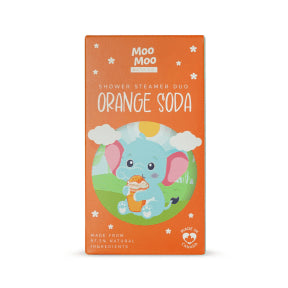 Moo Moo Bath - Shower Steamer Duo Orange Soda (120g)