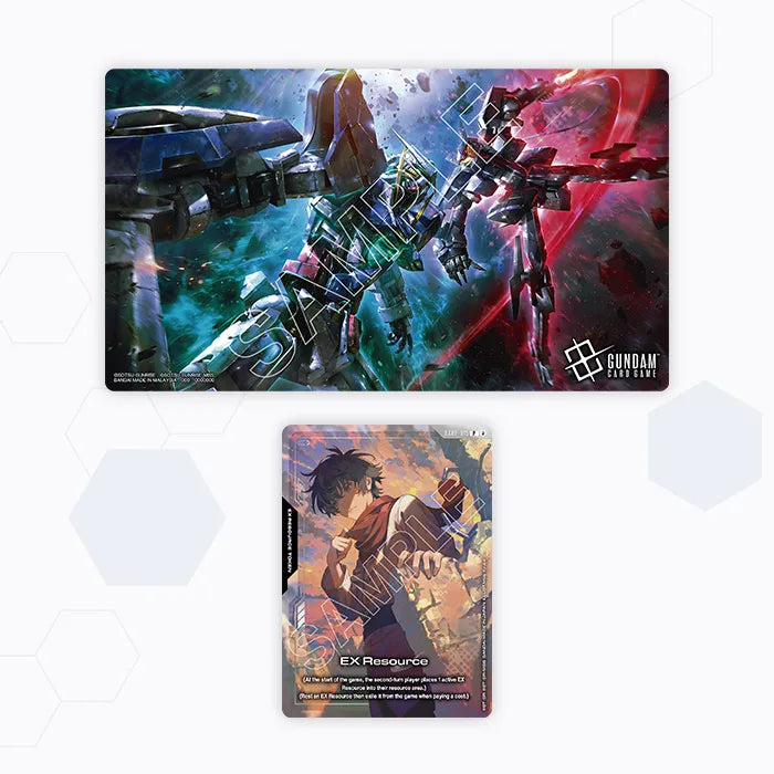 Gundam Card Game - Official Playmat and Card Set - Mobile Suit Gundam 00