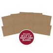 Kraft Pre-Scored Card Blanks - 6