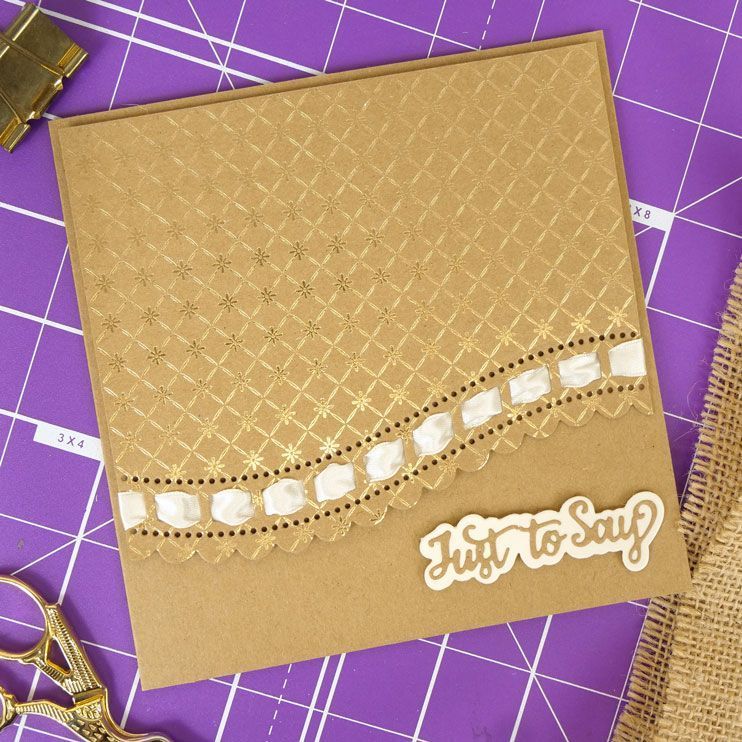 Kraft Pre-Scored Card Blanks - 6