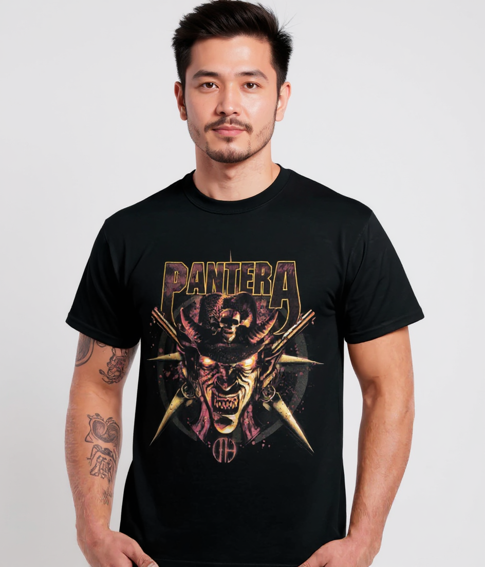 Pantera - Horned Cowboy T-Shirt (Black)