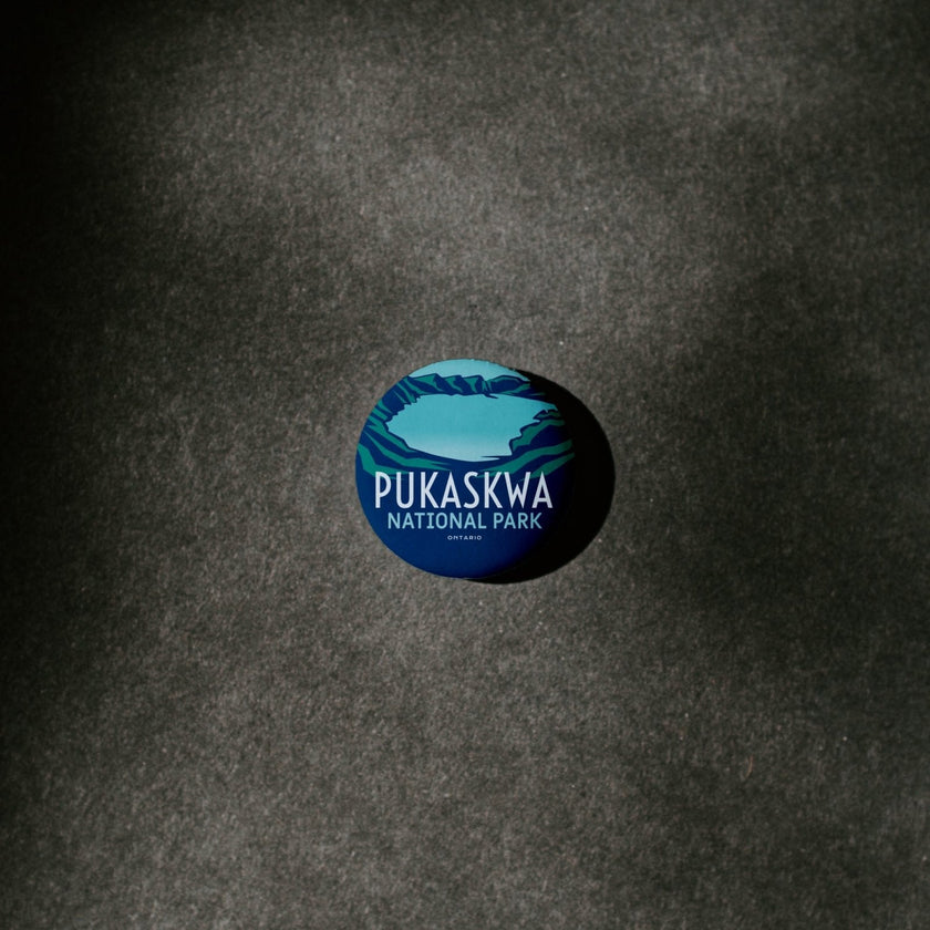 Pukaskwa National Park of Canada Pinback Button, Canada Parks