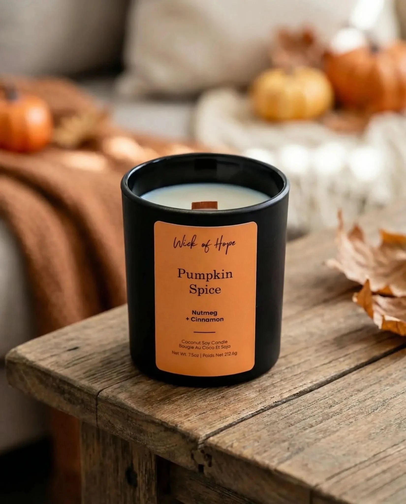 Pumpkin Spice Candle | Nutmeg + Cinnamon