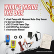 Diesel PumpMatic Super Gas Pump Fuel Transfer Pump + 3 Power Sources w/ 4.25ft Hose Siphon