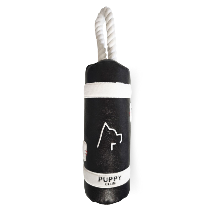 Punching Bag | Squeaky Rope Dog Toy