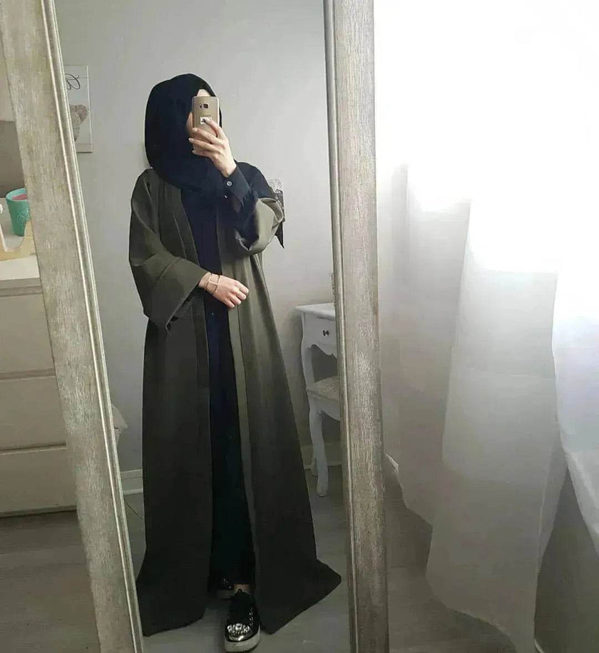 Pure Color Cardigan Spot Middle East Cardigan Dubai Robe