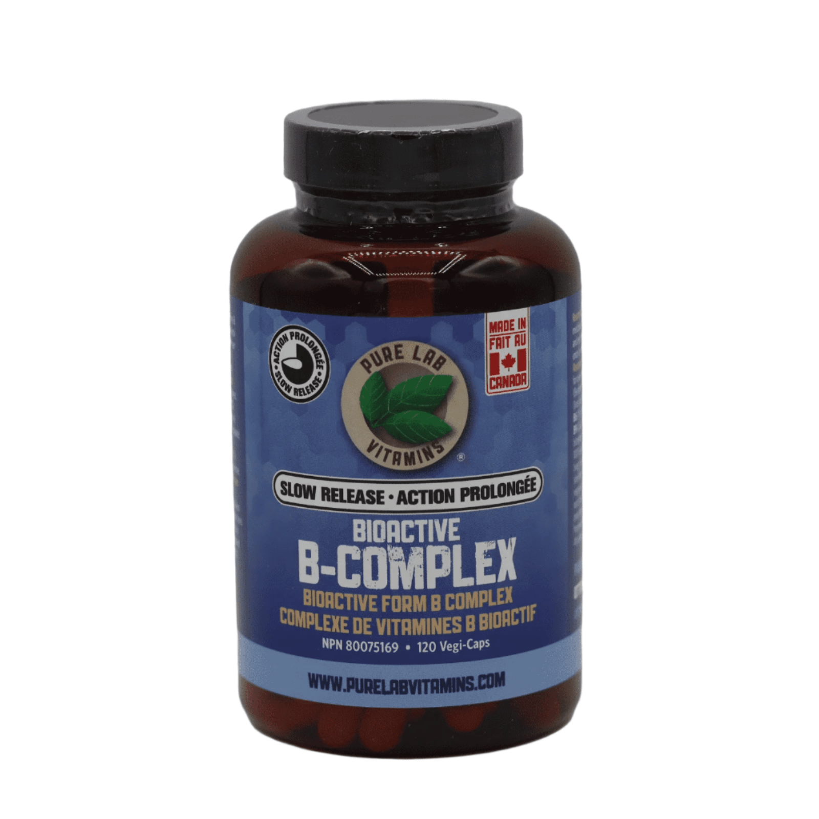 B-Complex Slow Release 120 Vegi-Caps