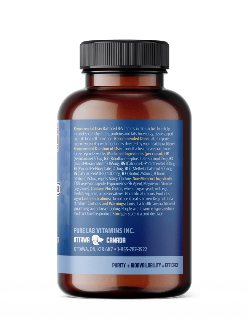 B-Complex Slow Release 120 Vegi-Caps