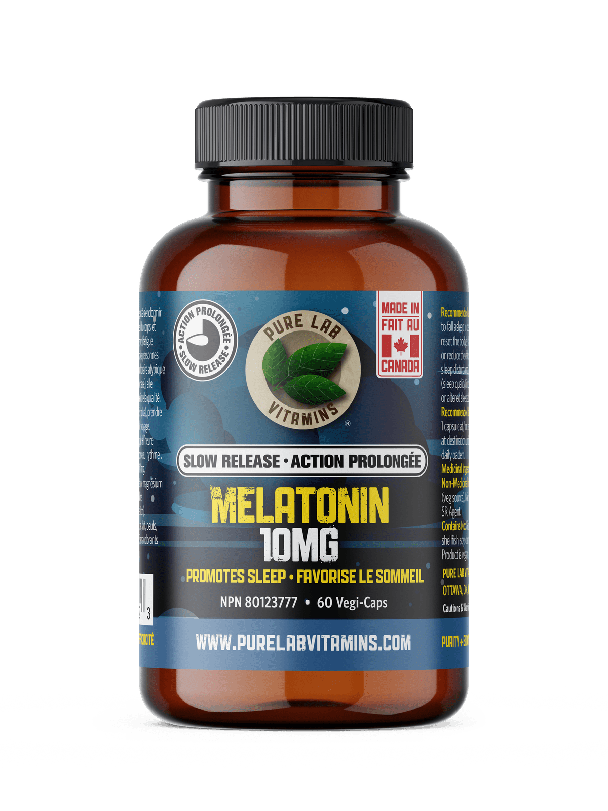 Melatonin 10mg Slow Release 60 Vegi-Caps