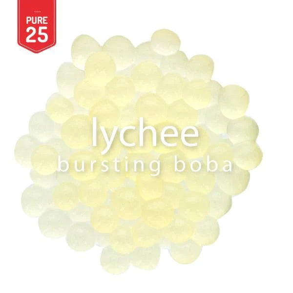 Lychee Bursting Boba Pure25 - Popping Boba - Bossen - Canada - Ships Free Within Canada on Orders Above CAD $199