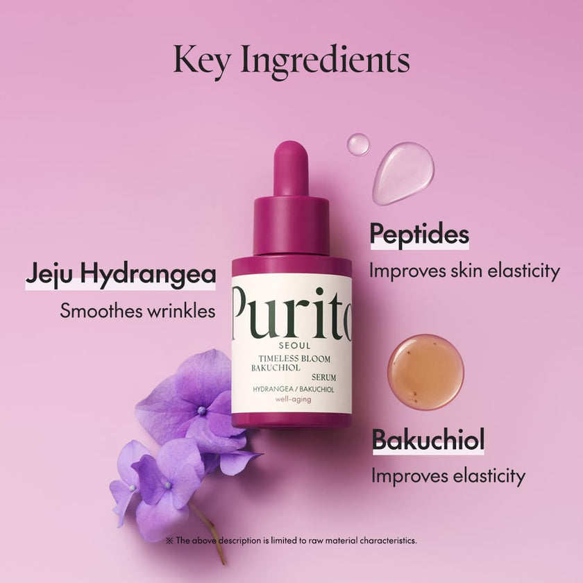 Purito Timeless Bloom Bakuchiol Serum 30ml