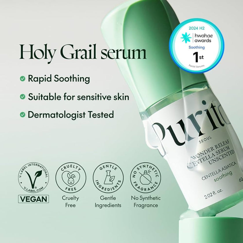 Purito Wonder Releaf Centella Serum Unscented 60ml
