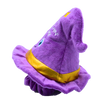 Wearable Witch Hat Dog Toy – Squeaks & Crinkles