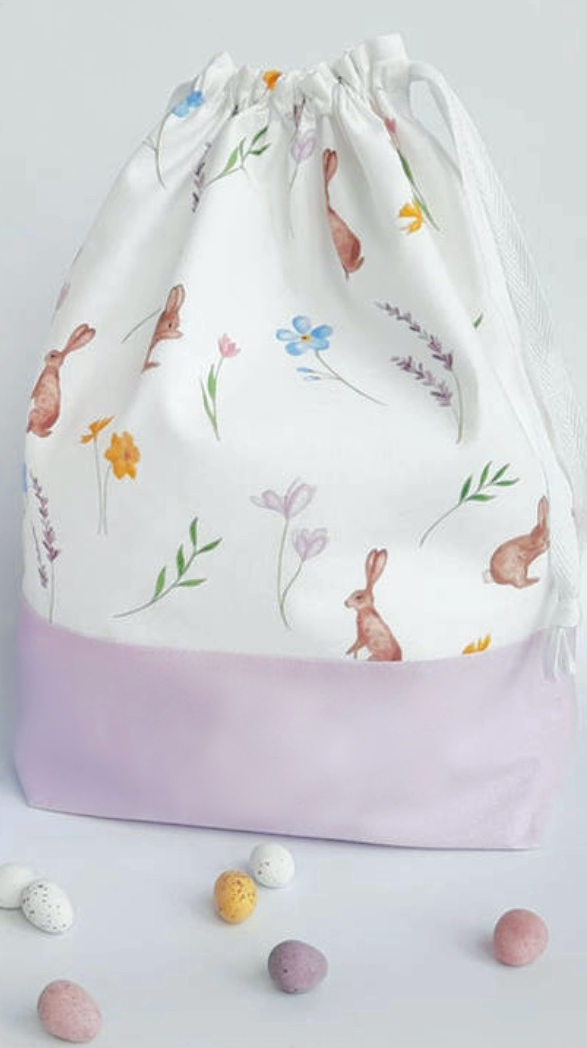Drawstring Easter Bag - 2 colour options