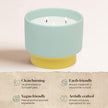 Color Block 16 oz Candle - Minty Verde by Paddywax