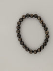 Pyrite Bracelet — 8mm Round Beads