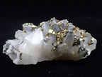 Pyrite on Quartz – Tianshan Mine, Longyan, Fujian, China