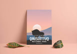 Qausuittuq National Park 'Explored' Poster, Canada Parks