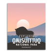 Qausuittuq National Park 'Explored' Poster, Canada Parks