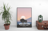 Qausuittuq National Park 'Explored' Poster, Canada Parks