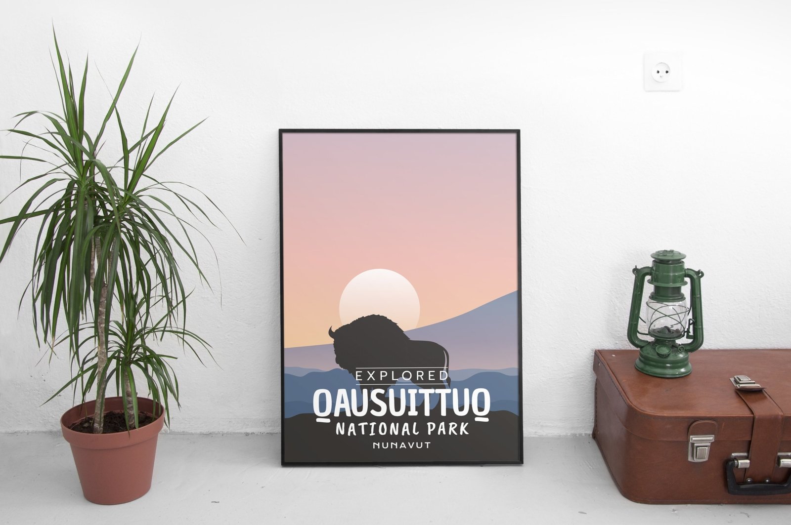 Qausuittuq National Park 'Explored' Poster, Canada Parks