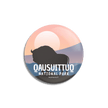 Qausuittuq National Park of Canada Pinback Button, Canada Parks