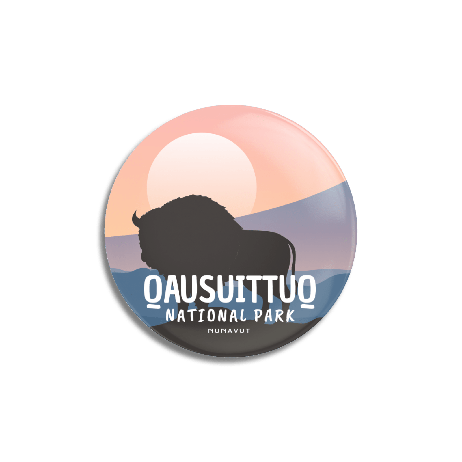 Qausuittuq National Park of Canada Pinback Button, Canada Parks