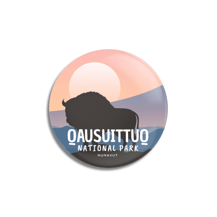 Qausuittuq National Park of Canada Pinback Button, Canada Parks