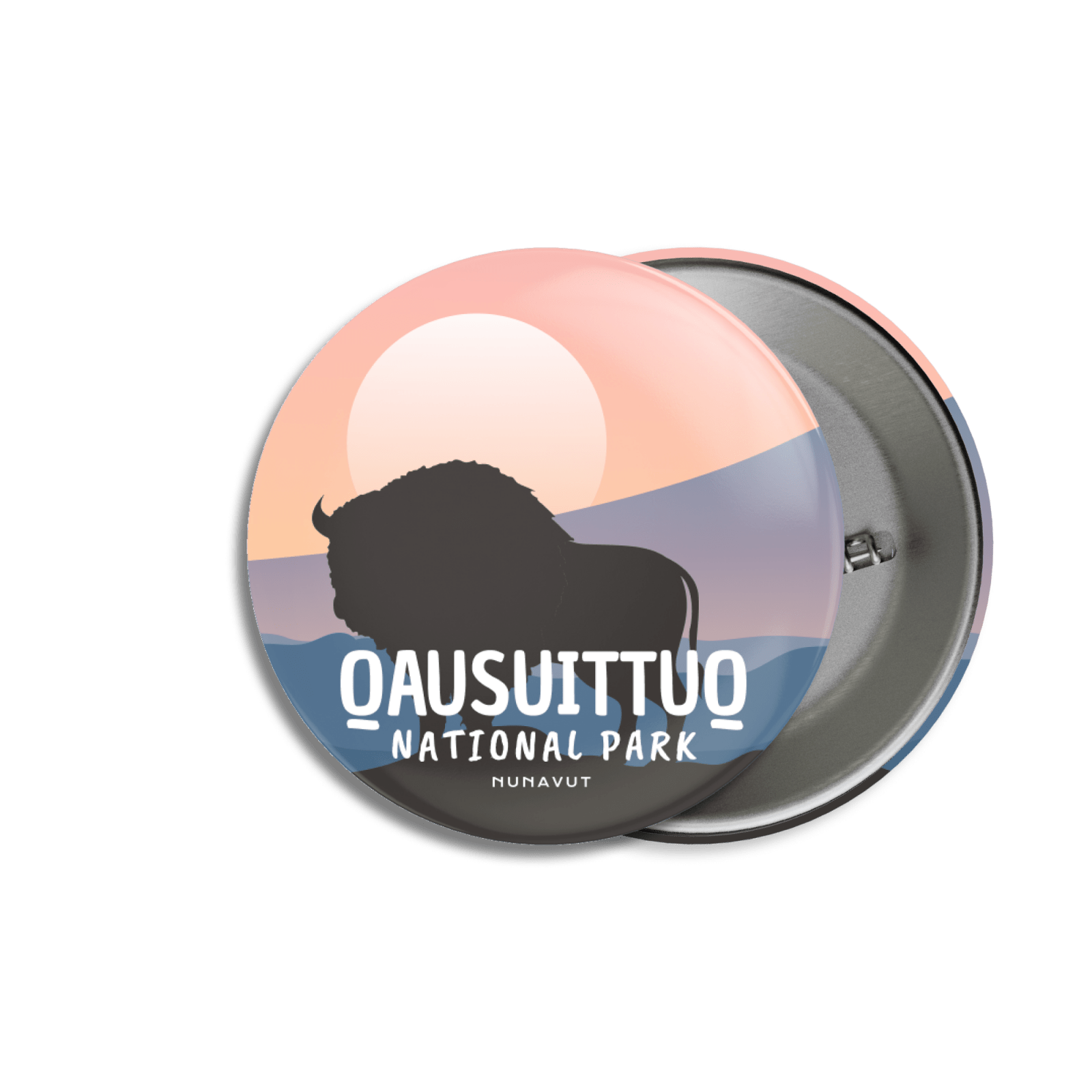 Qausuittuq National Park of Canada Pinback Button, Canada Parks