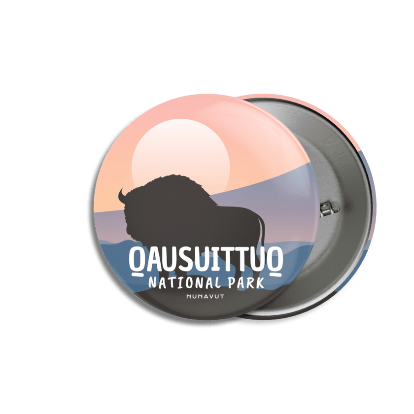 Qausuittuq National Park of Canada Pinback Button, Canada Parks