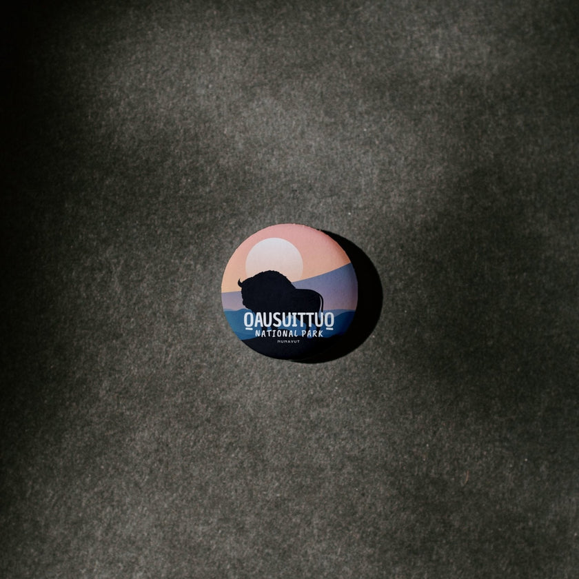 Qausuittuq National Park of Canada Pinback Button, Canada Parks