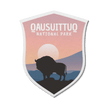 Qausuittuq National Park of Canada Waterproof Vinyl Sticker, Canada Parks