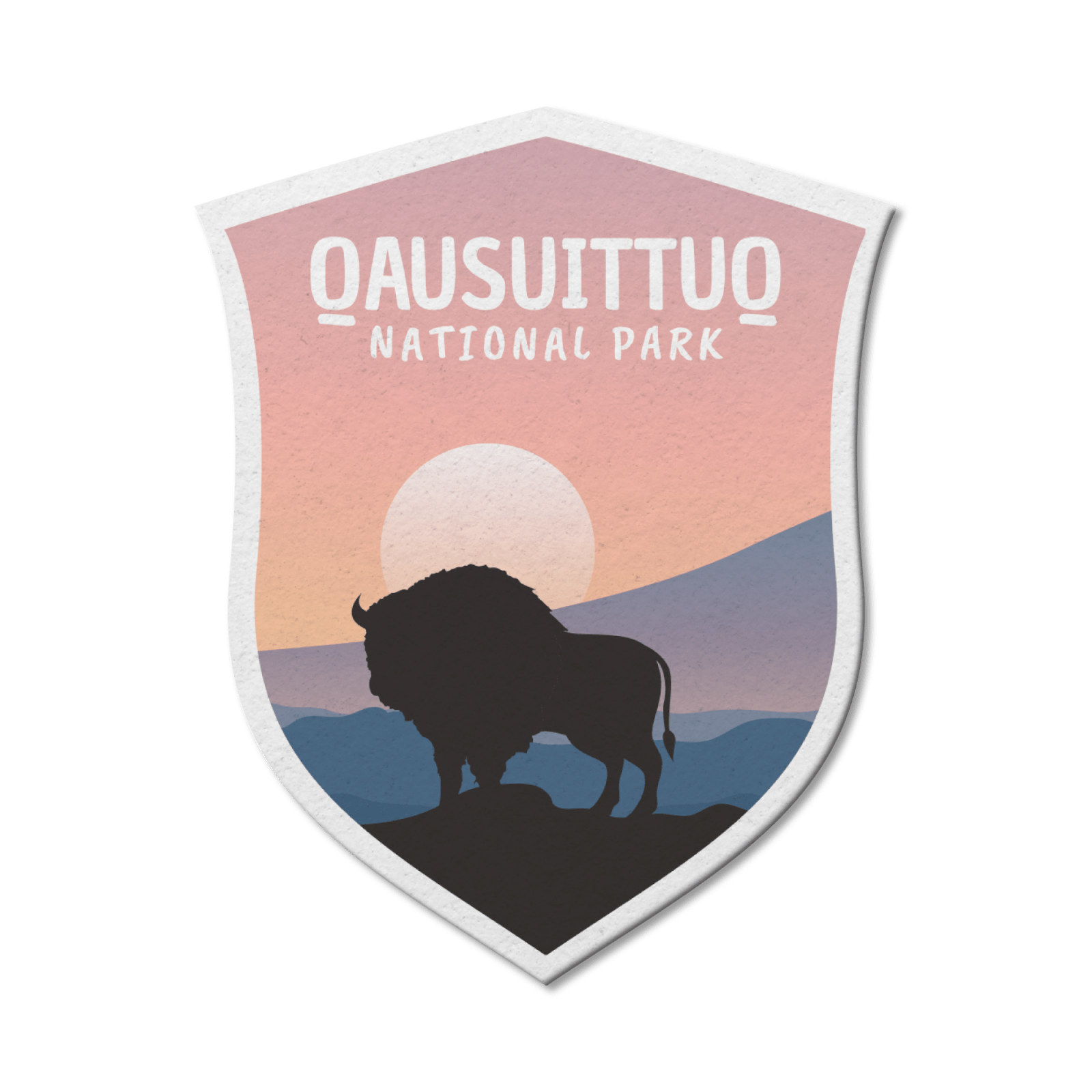 Qausuittuq National Park of Canada Waterproof Vinyl Sticker, Canada Parks