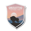 Qausuittuq National Park of Canada Waterproof Vinyl Sticker, Canada Parks