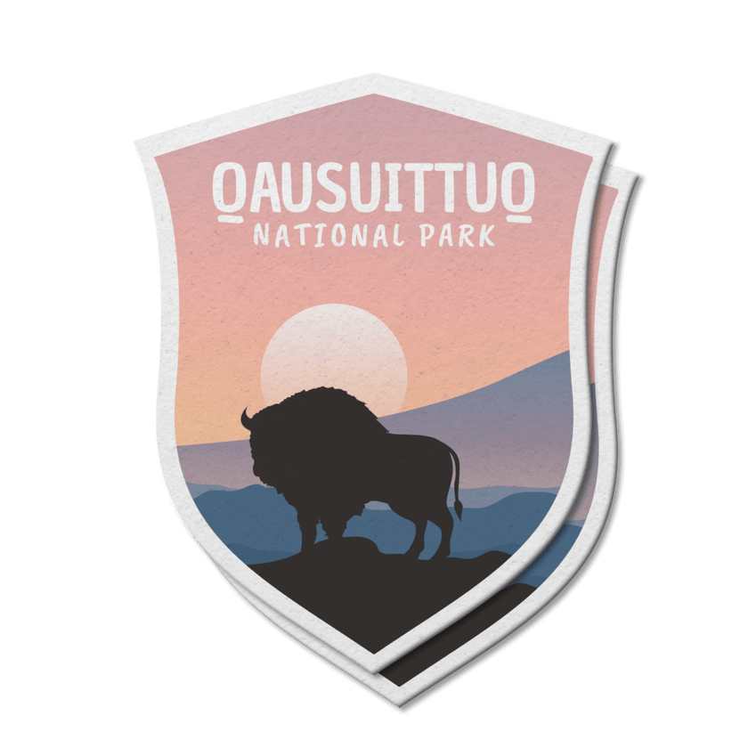 Qausuittuq National Park of Canada Waterproof Vinyl Sticker, Canada Parks