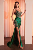 FITTED DRESS WITH CRYSTAL EMBELLISHED DETAILS