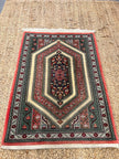 Persian Qom Rug | 3' 7