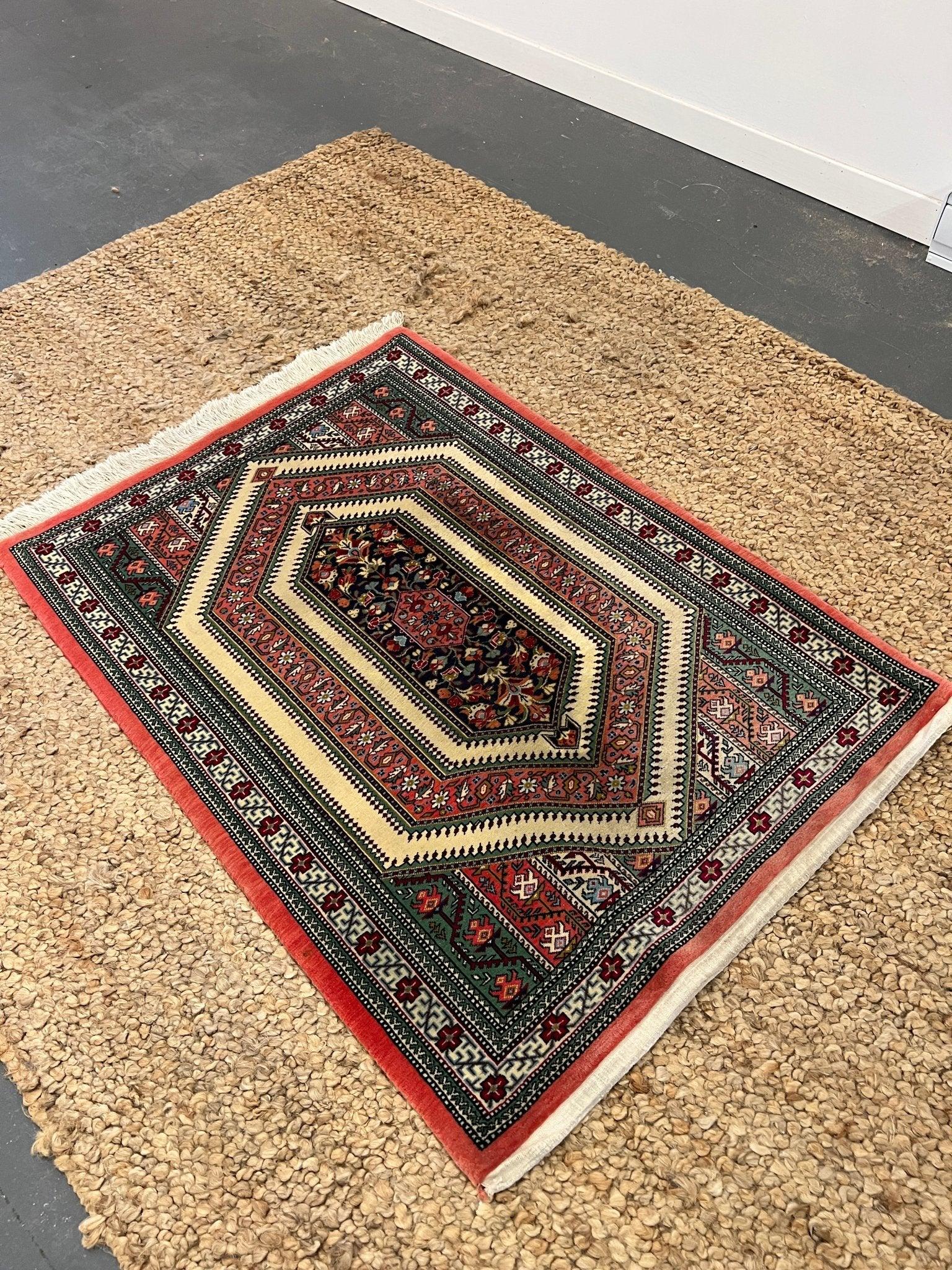 Persian Qom Rug | 3' 7