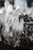 Quartz and Pyrite on Sphalerite – Krushkov Dolming, Madan, Bulgaria