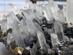 Quartz and Pyrite on Sphalerite – Krushkov Dolming, Madan, Bulgaria