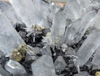 Quartz and Pyrite on Sphalerite – Krushkov Dolming, Madan, Bulgaria
