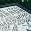 Quebec National Parks Checklist Poster, Canada Parks