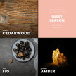 Quiet Season Candle | Cedarwood + Fig