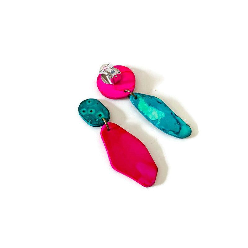 Quirky Mismatch Asymmetric Earrings